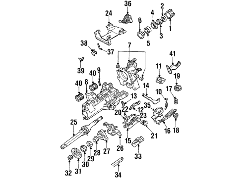 2000 Ford Windstar Housing & Components Signal Cam Diagram for F2TZ-13318-A