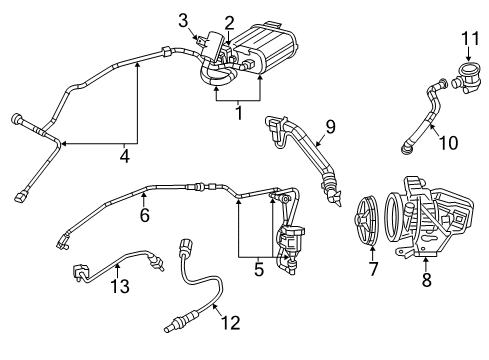 2008 Dodge Avenger Powertrain Control Valve Pkg-Air Injection Check Diagram for 68049089AA