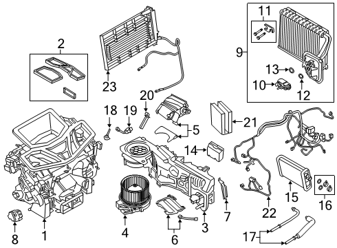 2021 BMW X7 Air Conditioner REFRIGERANT LINE, DUAL LINE Diagram for 64539461984