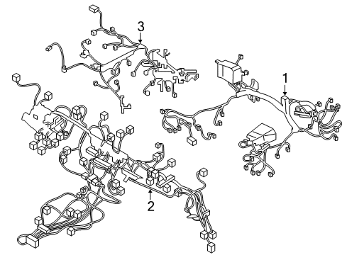 2016 Kia K900 Wiring Harness Wiring Assembly-Main Diagram for 911403T010