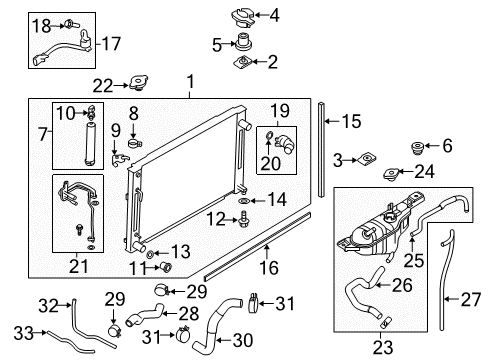 2018 Nissan 370Z Air Conditioner Cock-Water Drain Diagram for 21441-JK20A