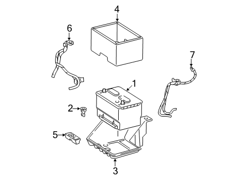 2005 Dodge Ram 2500 Battery Battery Switch Cable Diagram for 56051165AC