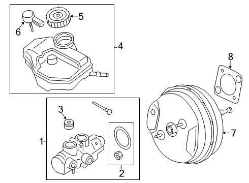 2019 BMW X4 Hydraulic System Repair Kit Power Brake Unit Diagram for 34336883988