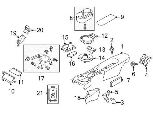 2017 Toyota 86 Parking Brake Switch Diagram for SU003-06967