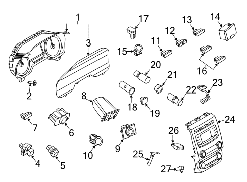 2021 Ford Expedition Headlamps Module Diagram for FL3Z-13C170-B