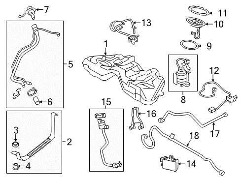 2012 BMW 740i Fuel Injection Gasket Ring Diagram for 13537584315