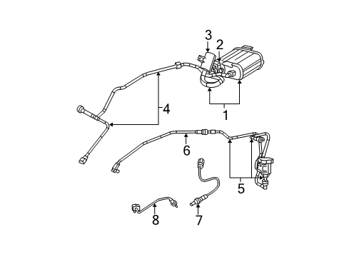 2013 Dodge Avenger Powertrain Control Sensor-Oxygen Diagram for 05149180AA