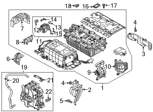 2018 Kia Optima Battery Battery Management S Diagram for 37513A8520