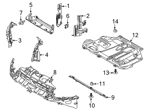 OEM Ford CM5Z-8310-B - Air Guide