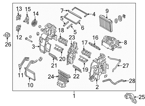 2019 Kia Sportage Air Conditioner Hose-Drain Diagram for 97284D9000