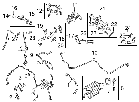 2019 Ford F-150 Powertrain Control Crankshaft Sensor Diagram for CK5Z-6C315-A