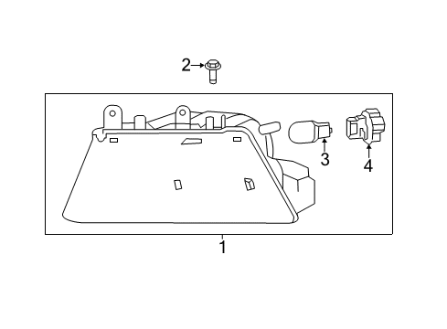 2014 Honda Insight Bulbs Screw, Tapping Diagram for 33304-TM8-J01