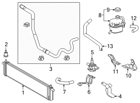 2015 Lexus NX300h Oil Cooler Inverter Hose Diagram for G9227-48060