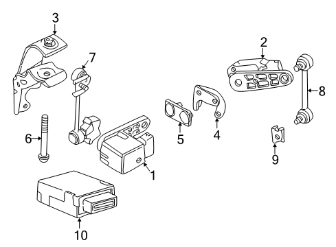 2000 BMW 528i Electrical Components Clip Diagram for 33311093654