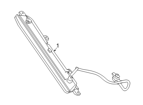 2021 Hyundai Palisade High Mount Lamps Lamp Assembly-Hms Diagram for 92700-S8100