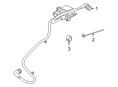 2010 BMW X6 Electrical Components Clip Diagram for 12517831757