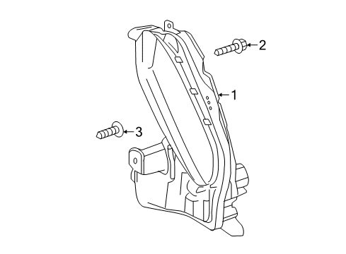 2018 Toyota Corolla Daytime Running Lamps Daytime Run Lamp Diagram for 81440-02030