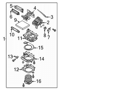 2021 Hyundai Elantra Automatic Temperature Controls PWM-Blower Motor Diagram for 97235A8000