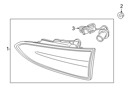 2019 Hyundai Santa Fe Tail Lamps Rear Combination Inside Holder & Wiring Diagram for 92492-S2100