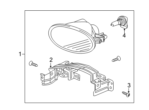 2013 Honda Civic Chassis Electrical - Fog Lamps Fog Lights Diagram for 08V31-TR0-100D