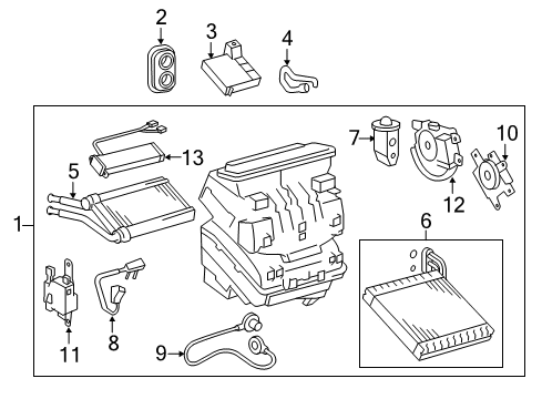 2012 Toyota RAV4 Air Conditioner Suction Hose Diagram for 88704-0R030