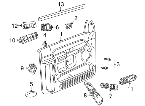 2006 Dodge Ram 1500 Rear Door WEATHERSTRIP-Door Belt Diagram for 55276896AF