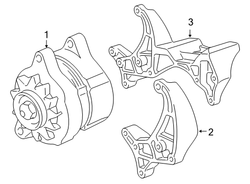 2002 Dodge Ram 1500 Alternator ALTERNATR-Engine Diagram for R6028238AB