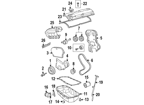 2005 Chrysler PT Cruiser Filters SPACER-Special Diagram for 4777997AA