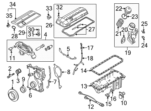 2004 BMW Z4 Powertrain Control Engine Control Module Diagram for 12147561466