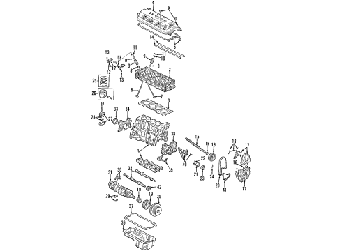 1998 Acura CL Engine Parts, Mounts, Cylinder Head & Valves, Camshaft & Timing, Oil Pan, Oil Pump, Balance Shafts, Crankshaft & Bearings, Pistons, Rings & Bearings Oil Seal (80X100X10) (Arai) Diagram for 91214-P7A-004