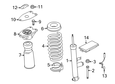 2018 BMW M3 Shocks & Components - Rear Sealing Washer Edc Diagram for 33507851620
