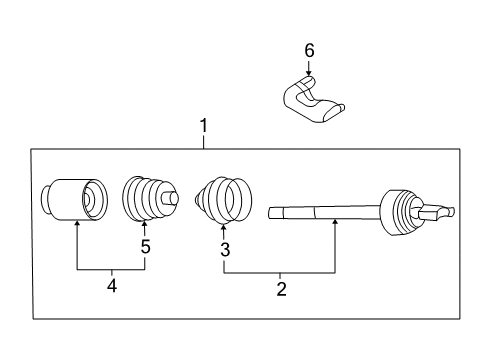 2006 Kia Optima Drive Axles - Front Heater Protector Diagram for 495482G300