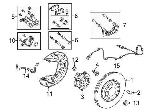 2016 Chrysler 200 Anti-Lock Brakes Anti-Lock Brake System Module Diagram for 68270560AA