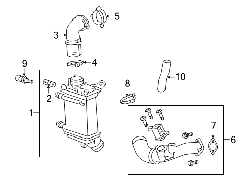 2020 Alfa Romeo Stelvio Intercooler Clamp Diagram for 68094404AA