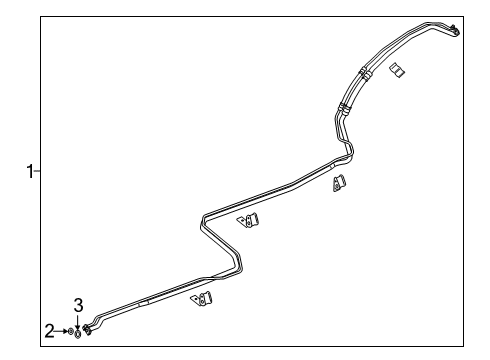 2020 Hyundai Palisade Rear A/C Lines Pipe Assembly-Suction & Liquid, RR Diagram for 97770-S8000