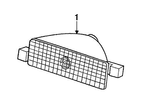 1990 Pontiac 6000 Park Lamps Lamp Asm-Parking Diagram for 915604