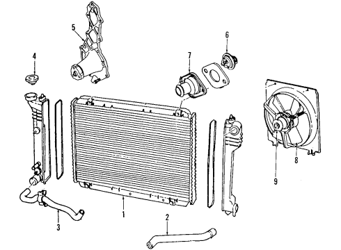 1993 Plymouth Voyager Powertrain Control Module-- S.B.E.C. Diagram for 4727105