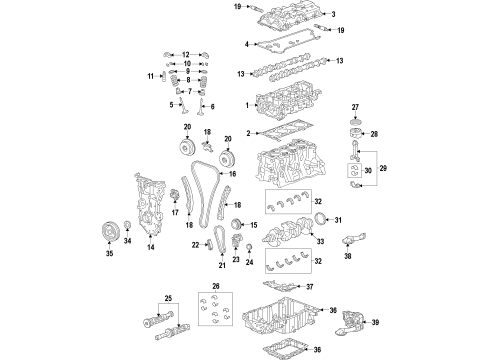 2014 Cadillac CTS Turbocharger Actuator Diagram for 12673345