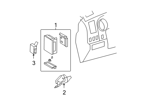 2013 Toyota Tundra Flashers Junction Block Diagram for 82730-0C560