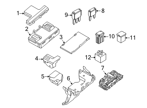 2018 Lincoln MKX Fuse & Relay Circuit Breaker Diagram for EU5Z-14526-A