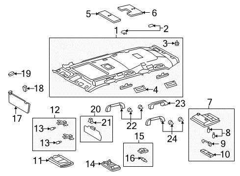 2010 Toyota Land Cruiser Bulbs Control Switch Diagram for 84012-60560-B0