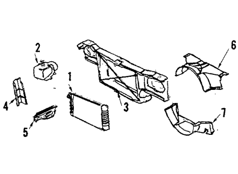 2017 Ford F-250 Super Duty Engine Parts, Mounts, Cylinder Head & Valves, Camshaft & Timing, Variable Valve Timing, Oil Cooler, Oil Pan, Oil Pump, Crankshaft & Bearings, Pistons, Rings & Bearings Bearing Diagram for AU7Z-6D309-CB