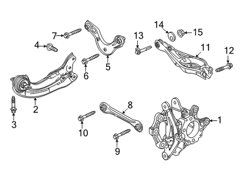 2022 Honda Civic Rear Suspension ARM B, R- RR Diagram for 52350-T20-A00