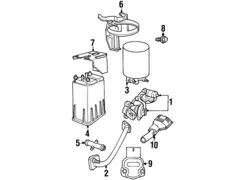 1998 Plymouth Neon Powertrain Control CANISTER-Vapor Diagram for 4669456