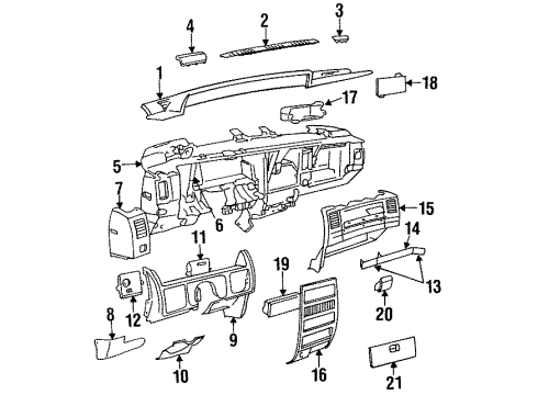 1995 Jeep Grand Cherokee Switches Switch Diagram for 56005318