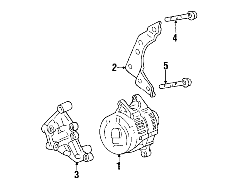 2001 Jeep Cherokee Alternator ALTERNATR-Engine Diagram for 56041822AB