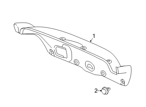 2020 Honda Accord Interior Trim - Trunk Lid Lining, Trunk Lid *NH85L* (GRAY ELEVEN) Diagram for 84630-TVA-A01ZA