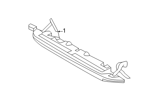 2014 Kia Forte5 High Mount Lamps Lamp Assembly-High Mounted Stop Diagram for 92700A7300