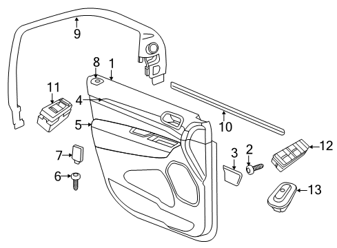 2020 Jeep Grand Cherokee Power Seats ADJUSTER-Seat Diagram for 68175309AC