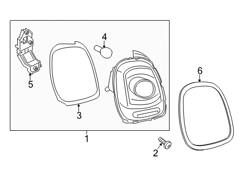 2016 Mini Cooper Bulbs Oval-Head Screw With Dog Point Diagram for 07146977741